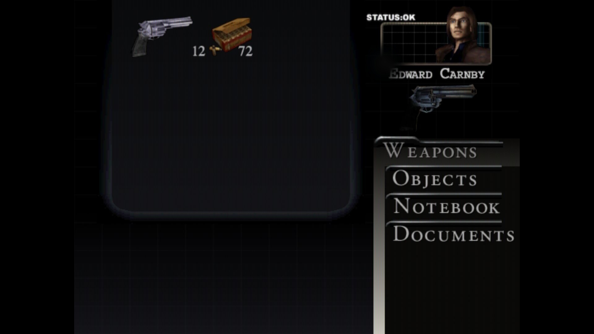 Original inventory interface rendered through the compatibility layer